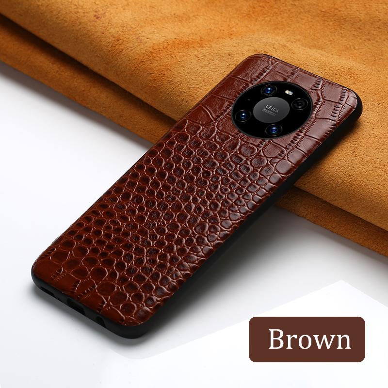 Original Cowhide Leather Phone Case for Huawei Mate 60 60Pro 60RS 50Pro 40Pro 40RS Full Protection Luxury Back Cover