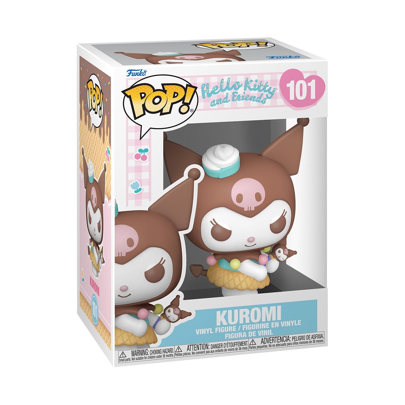 

Funko Pop Hello Kitty Kuromi Collectible Vinyl Figure Gift Idea Official Merchandise Kids Adult Toys Anime Fans Collector and Display Model Figure