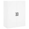 Highboard White 69.5 x 34 x 180 cm Particleboard