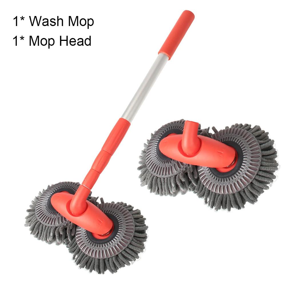 

Швабра для мытья автомобиля/головка пены для мытья шенилловой щетки для мытья лобового стекла крыши оконного стекла для обслуживания растягивающейся ручки для ухода за автомобилем Аксессуары