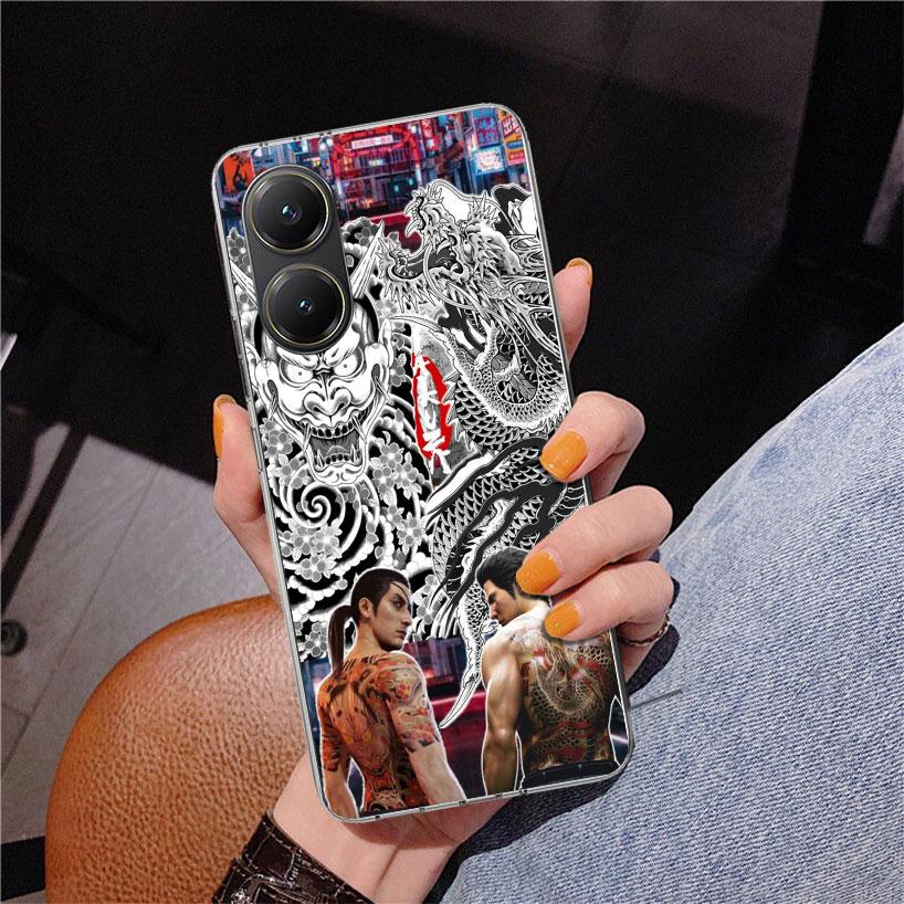 Yakuza 0 Game Phnoe Case for Xiaomi Poco X5 X6 X7 Pro X4 Gt F7 Ultra M8 M7 Redmi 15C 15 13C 13 12C 12 Unique Cover Coque Poco X7