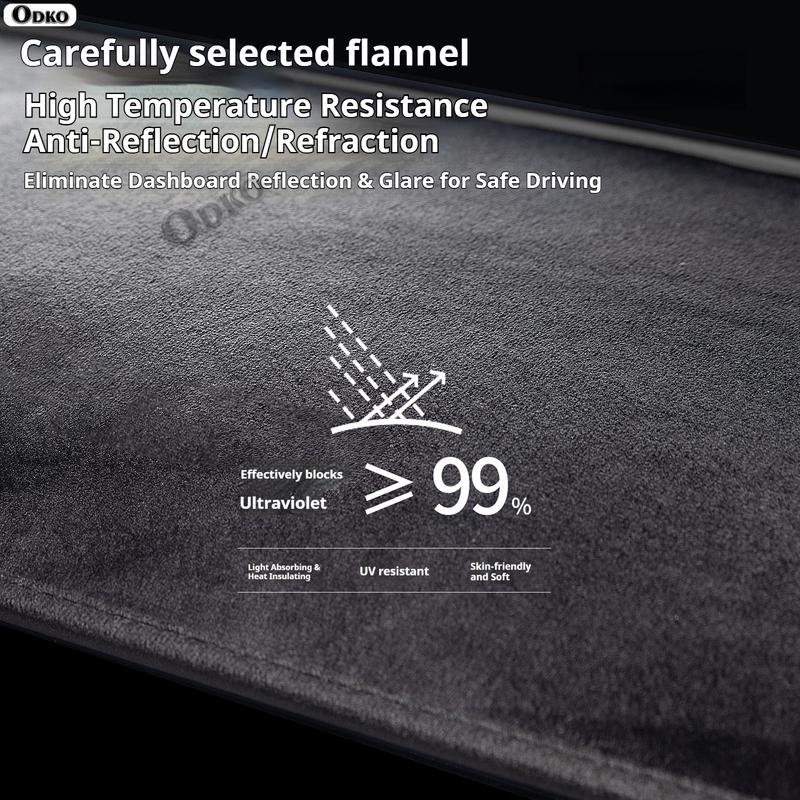 Auto Car Dashboard Cover Dash Mat Dash Board Pad Carpet Dashmat Anti-UV Mats For Toyota Avensis 2005 2006 LHD RHD Car Styling