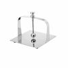 Stainless Steel Paper Towel Holder Square Base Modern Minimalist Napkin Holder Space Saving Eco Friendly Paper Towel Stand