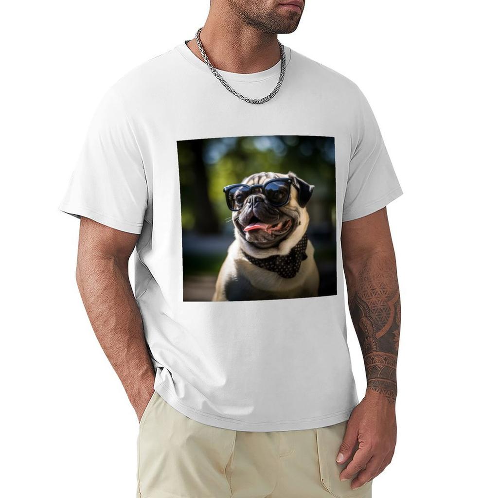 Mr Pug TShirt Unisex T Shirts for Unisex Casual TShirt