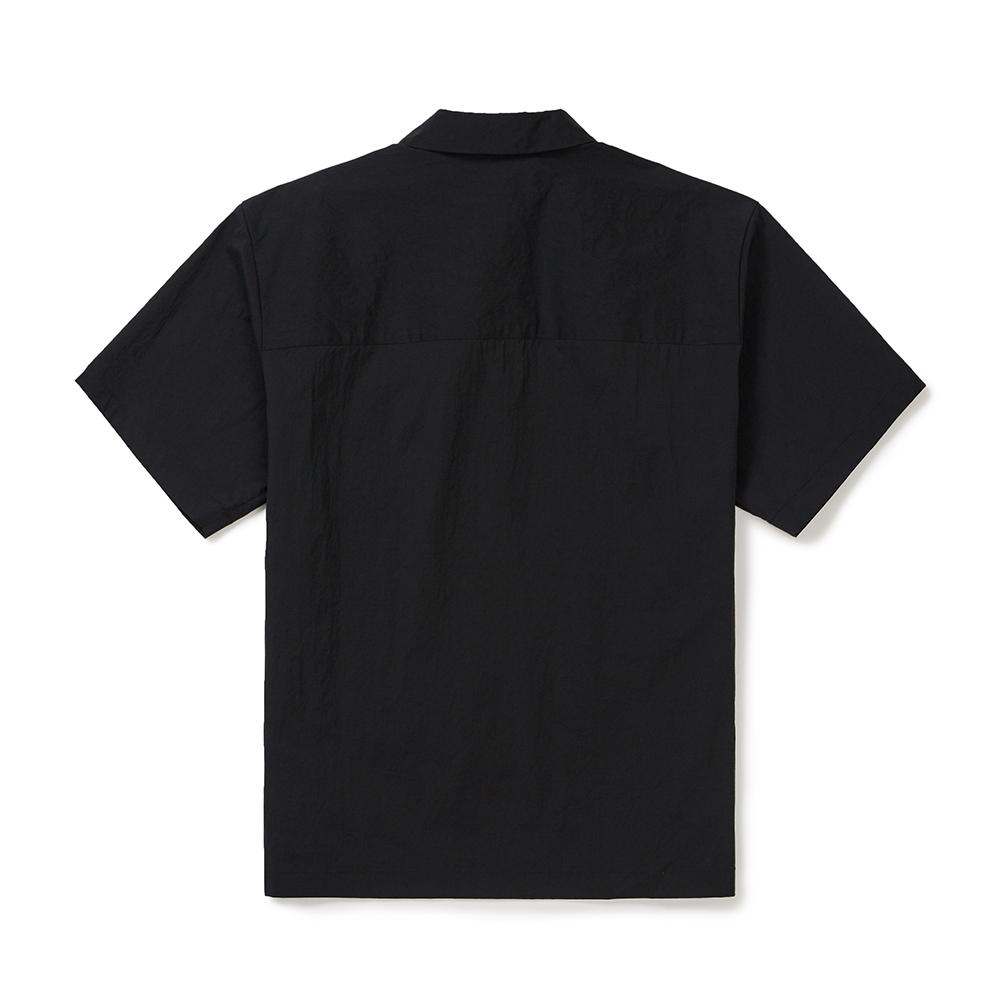 [Snowpeak] Cooling Root Pocket Short Sleeve Polo T-shirt Black (S25MMRPS60)