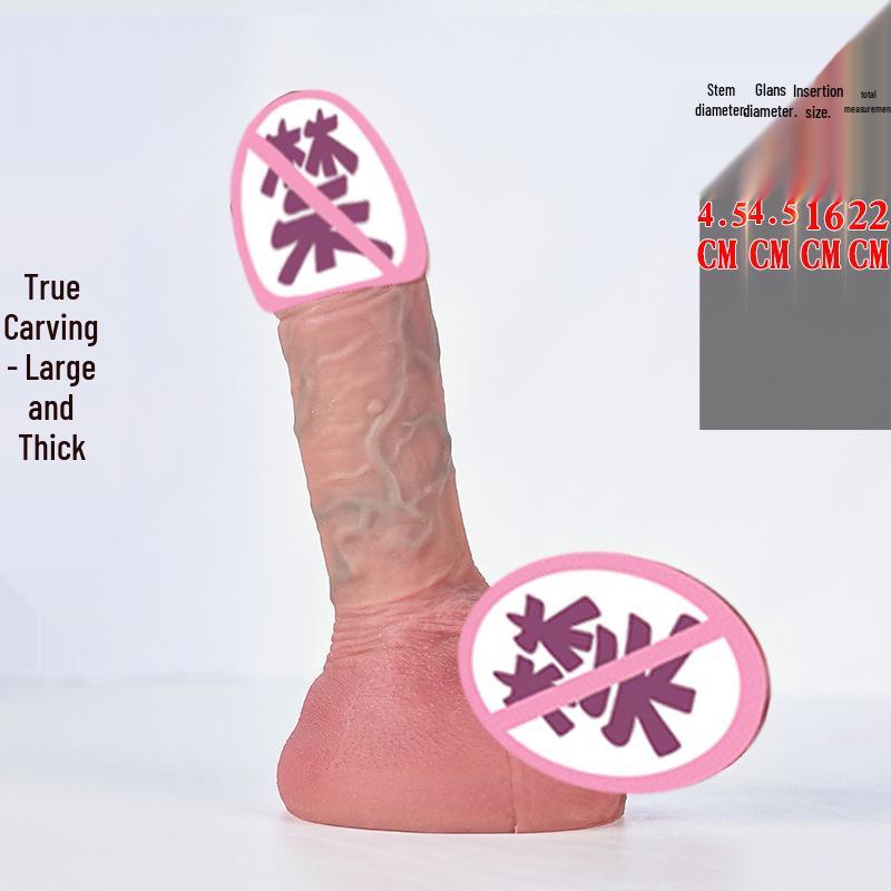 Dildo Realistico in Silicone Extra Large - Giocattolo per Adulti Morbido e Spesso