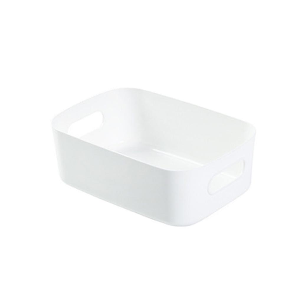 Desktop Storage Basket PP Cosmetic Storages Box Desktops Sundries Organizer with Handle for