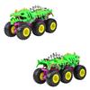 Hot Wheels Monster Truck Transporter Assortment Vehicle Toy Mini Car 4 Cars Box Sold 3 Years Old and Up Multi 986E-HWN86