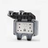 IP66 Outdoor Rainproof Socket USB Leakage Protection Charging Plug Outdoor Waterproof Switch Socket Box