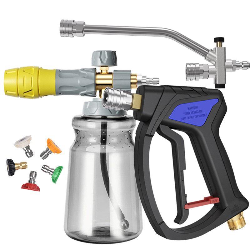 High-Pressure Car Wash Foam Gun with 1000ml Pot – M22-14 Nozzle