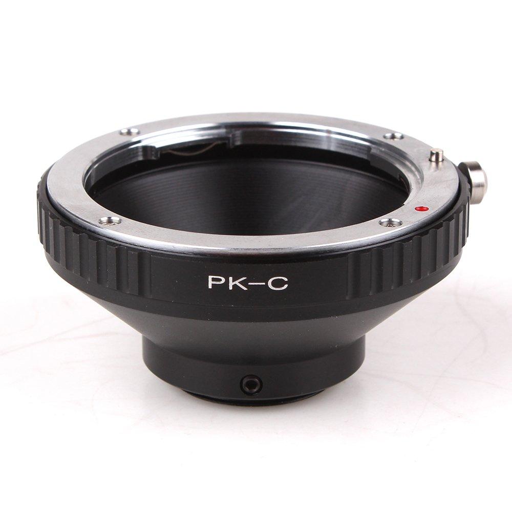 Pixco Lens Adapter for Pentax K Mount Lenses to 16mm C Film Mount Cameras Film Mount (Pentax-C Camera)