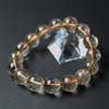 Jewelry Town Shosenkyo Rutilated Quartz 16cm Inner Power Stone for Good and Work [Eigado] Bracelet, 13.5mm Beads, Diameter, Fortune, Money,