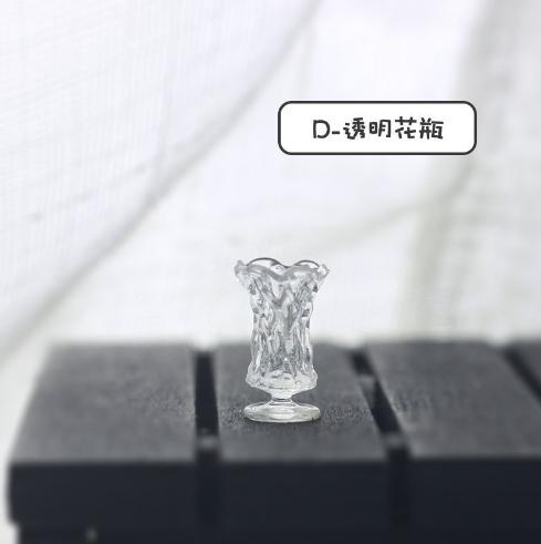 1/6 1/12 Doll House Simulation Miniature Mini Resin Vases Model Decor