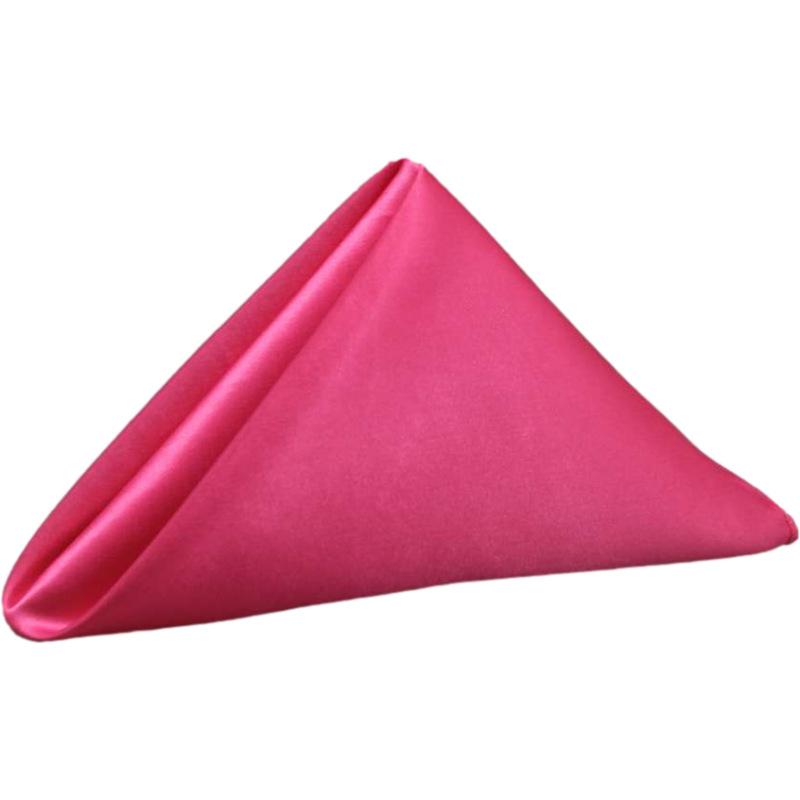 10pcs 35x35cm Square Satin Table Napkins Handkerchief  For Weddings,Party, Events, Hotels And Restaurants Decorations Supplies