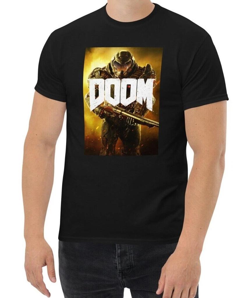 New Retro Video Game Doom Men's T Shirt S-3XL Assorted Colors