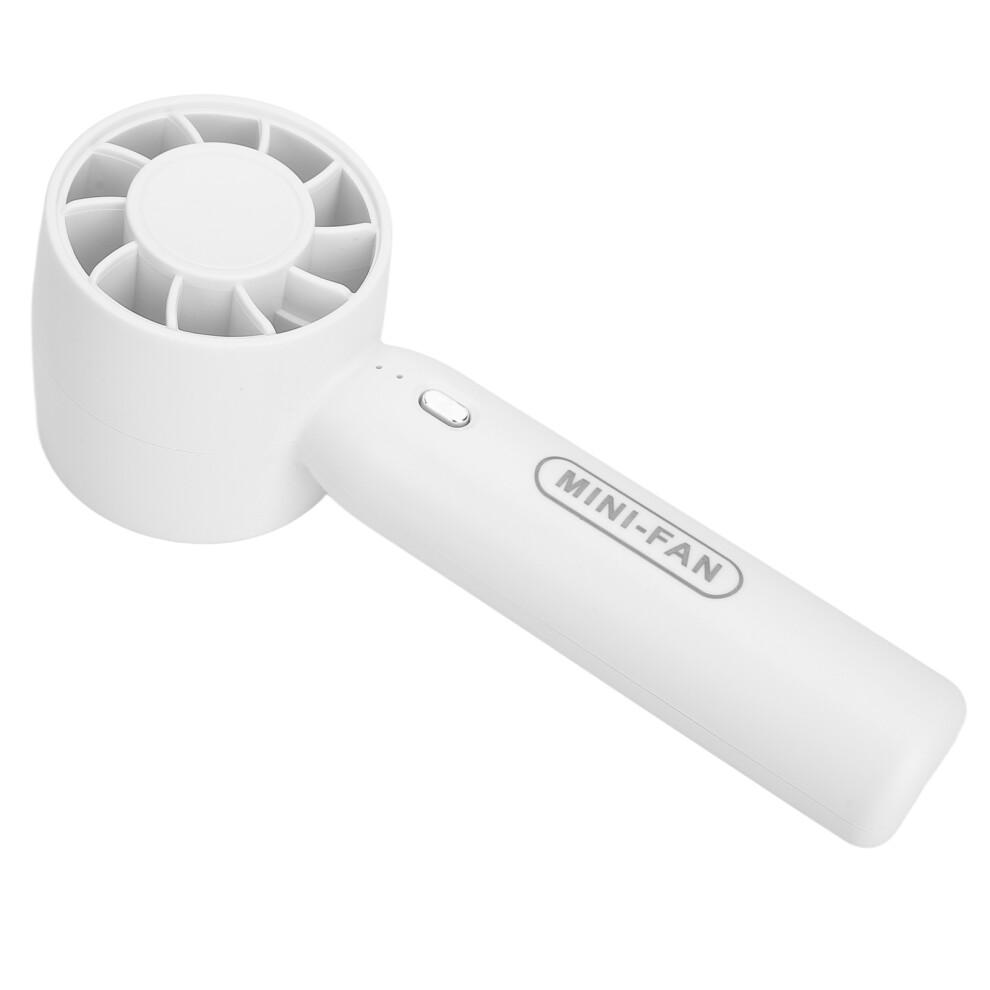 Kompakter Persönlicher Ventilator mit leisem Betrieb, 3 Geschwindigkeiten USB-wiederaufladbar Mini-Handventilator für Reisen Büro Outdoor, Tragbarer Ventilator mit Luftfahrt