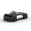 Building Block Compatible, Patrol Police Car Small Particles Build Car Model Creative Educational Toys