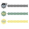 Farbiges Klebeband 1 Rolle Washi Klebend Haftend Klarer Druck Abziehbar Papier Lichtbeständig Scrapbooking Schachbrettmuster für Kinder Dekorativ