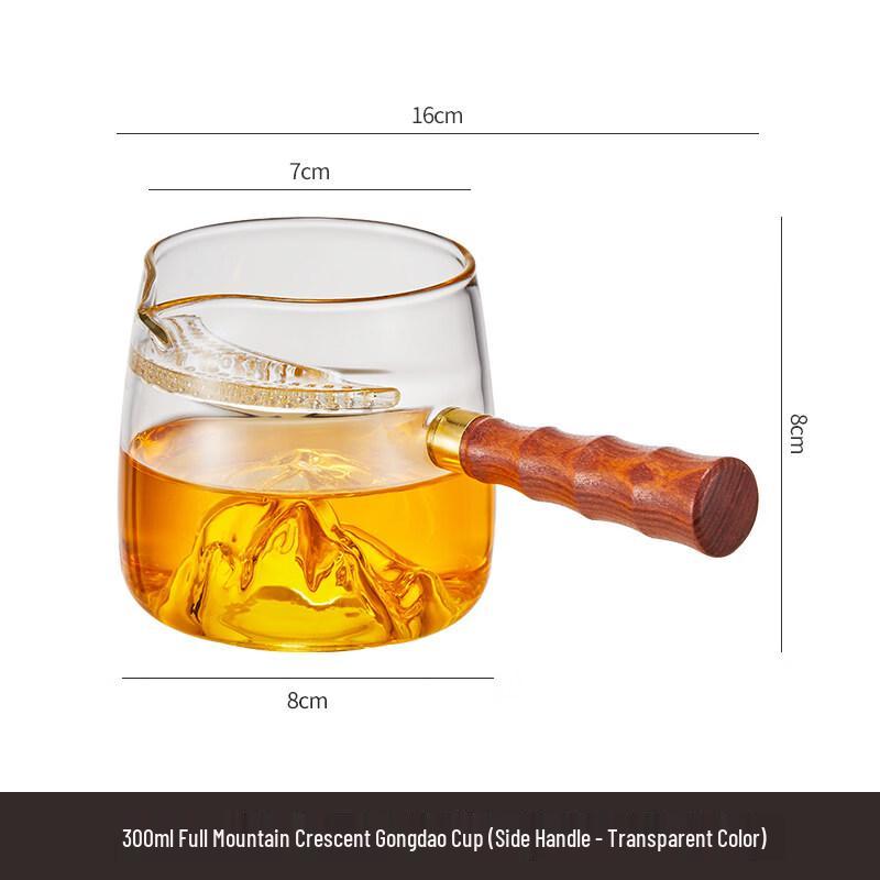 ZISIZ Heat-Resistant Glass Tea Cup
