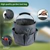 Portable Shower Caddy Dorm with Handle and 6-Pocket Folding Large Capacity Cleaning Organizer 17L Multifunctional Storage Basket