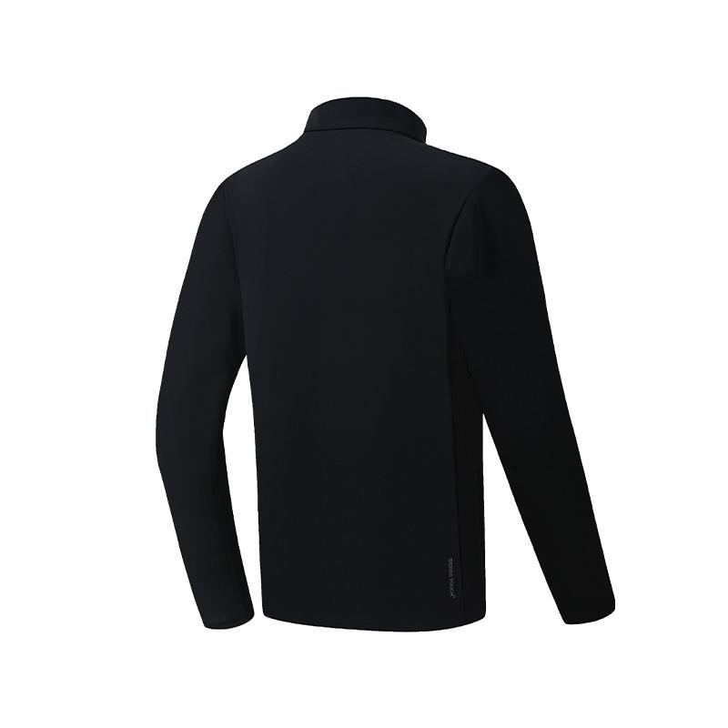 Fila Fitness Fashion Versatile Simple Jacket Men Jackets Deep-Black A11M641502FBK