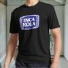 New Pablo Peru - Inka Cola Active Logo Men's Black T Shirt Funny Size S To 5XL