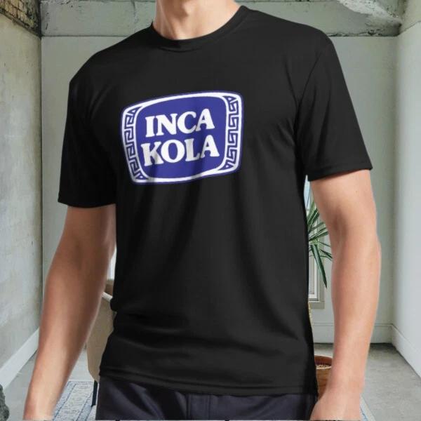 New Pablo Peru - Inka Cola Active Logo Men s Black T shirt Funny Size S to 5XL 4XL