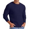 Men's V Neck Cable Knit Pullover Sweater Long Sleeve Warm Top.