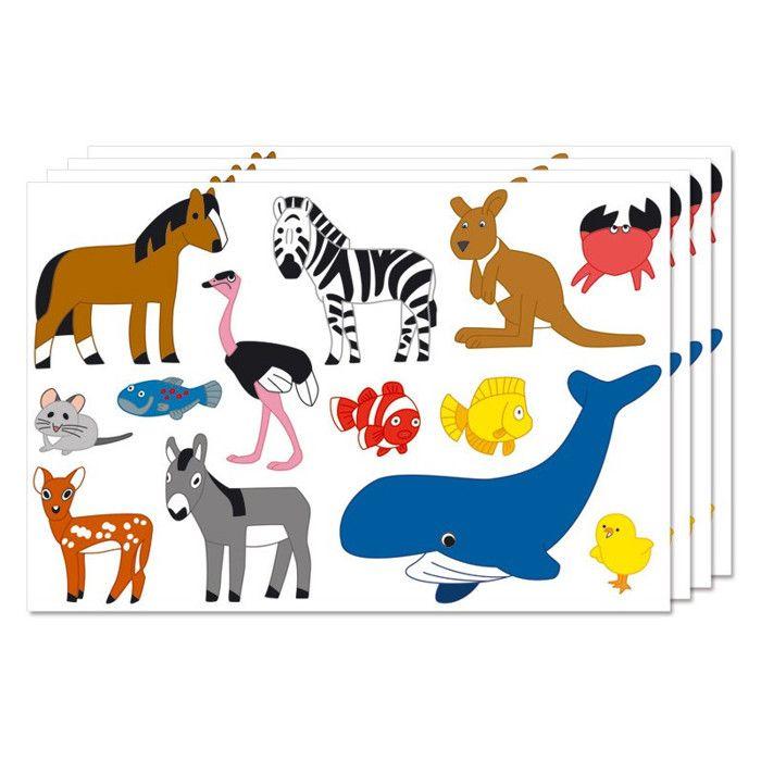Gommettes animaux - CTOP - 26 pièces - Mixte - Pour enfants - Décoration créative
