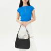 Longchamp Le Pliage Xtra 32 Snap Zipper Leather Crescent Bag Women Handbags Black 10189987001