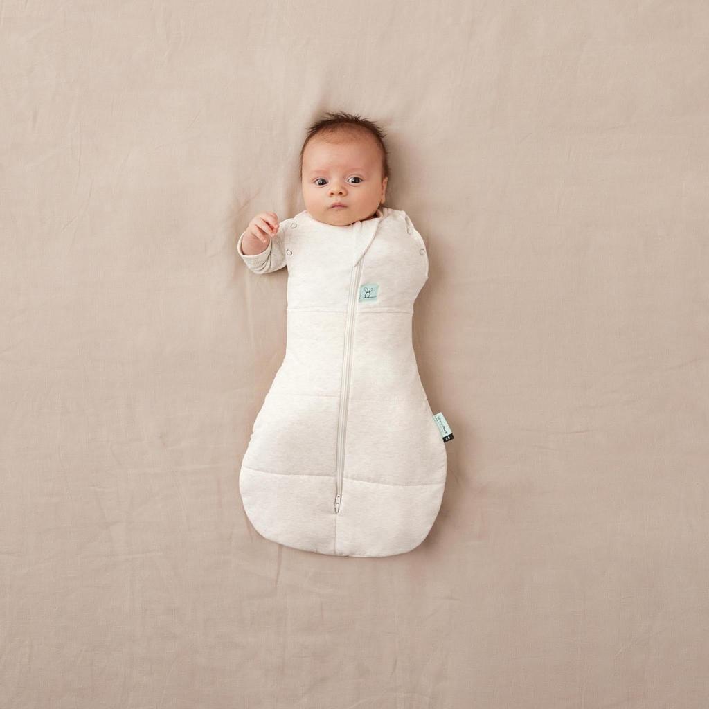 ergoPouch Cocoon Swaddle Bag [Authentic] Swaddle, 2.5TOG, 3-6M, Oatmeal Marl