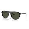 Sunglasses 0RB2215F BLACK GREEN Asian Fit Polarized [Ray-Ban] 901/3156