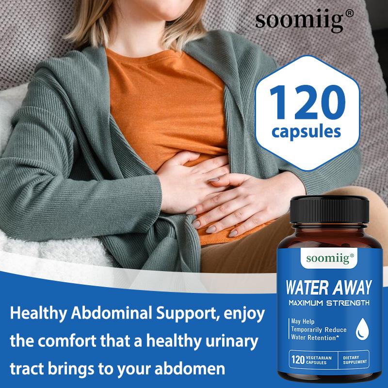 Water Away Capsule Diuretiche Potenti a Base Erboristica, allevia efficacemente l'edema. 120 capsule