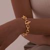 Simple Twist Chain OT Buckle Bracelet Women's Stainless Steel Gold Color Bracelets Fashion Jewelry Gifts