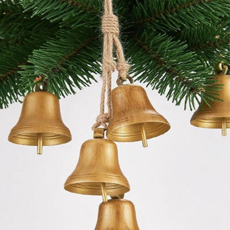 Rustproof Christmas Bell For Home And Garden Festival Decoration Elegant Holiday Ornament for Indoor Outdoor