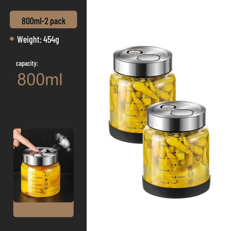 Glass Pickling and Storage Jar