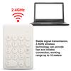 Numeric Keyboard 18 Keys Ergonomic Tilt Design 2.4GHz Wireless Stable Signal     Numeric Keypad