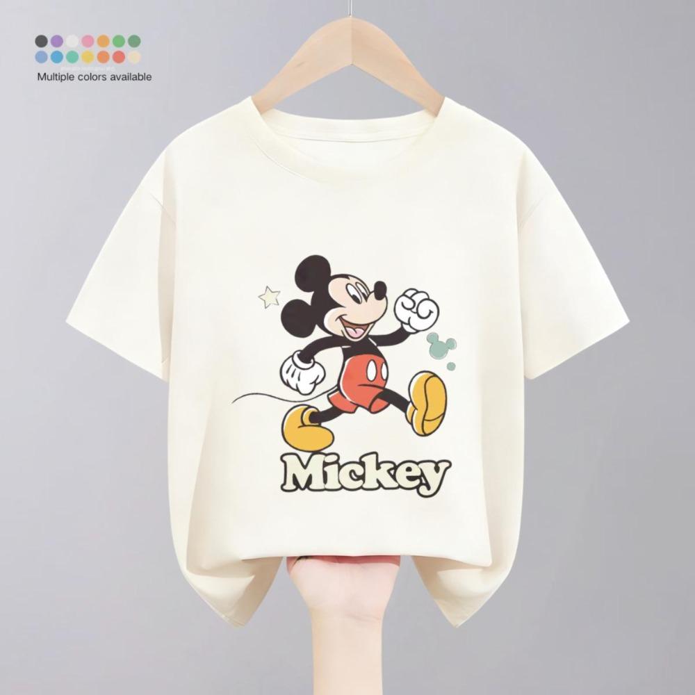 Children's Clothing Summer Cartoon Fashion Children's T-shirt Round Neck