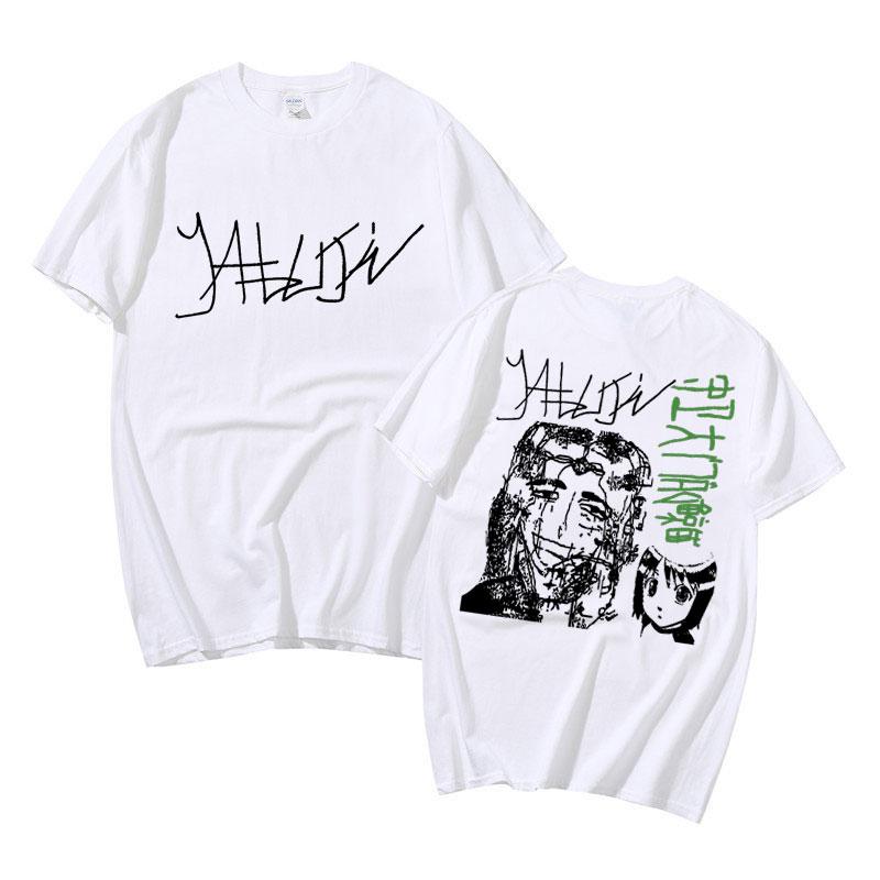 Yabujin Double Sided Printed T-shirt Summer Men Women Fashion Tshirt Male Hip Hop Tees Unisex 100% Cotton T Shirt Short Sleeve