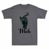 Black Cat Funny Meh Cat Gift For Cat Lovers Men's Cotton Short Sleeve T-Shirt Unisex T-Shirt