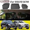 LINNUNU Magnetische Auto-Sonnenschutzscheibe Windschutzscheiben-Vorhang Seitenfenster-Sonnenschutz UV-Schutz für VOLVO XC90 2005-2011-2025 Zubehör