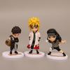 Anime Naruto Uchiha Sasuke Itachi Kakashi Q Version PVC Toy Doll Action Figures Statue Figure Model Scene Decoration Gift