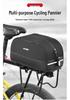 Bicycle & Scooter Rear Seat Pannier: Battery & Storage Tail Bag for Mountain Bikes & Motorcycles
