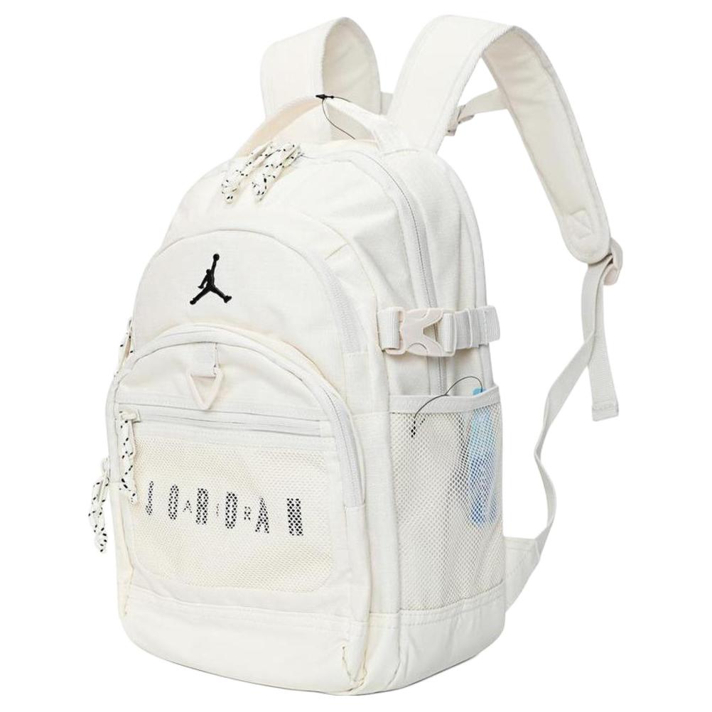 New Jordan Polyester Backpack Unisex White JD2523044AD-001