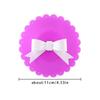 Reusable Drinkware Parts Anti-Dust Tea Coffee Cup Cover Sealed Silicone Bowknot Lace Cup Lid