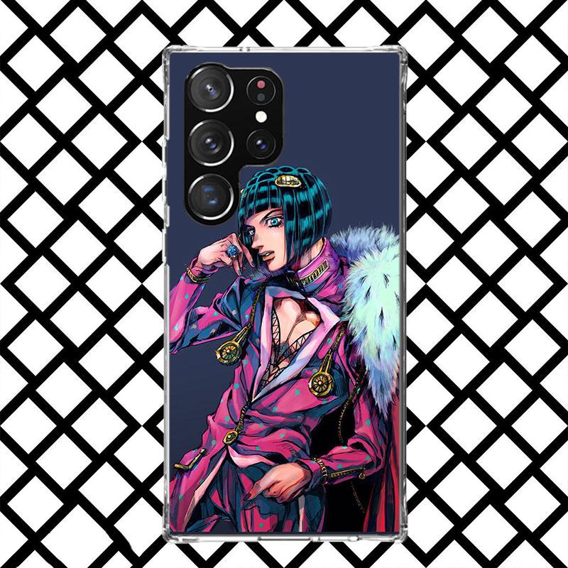 JoJo Adventure Bruno Buccellati Phone Case for Samsung Galaxy S26 S25 Edge S24 S23 Ultra S22 Plus S21 FE S20 + Soft Cover Print