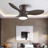 32“ DC Motor Ceiling Fan With Light 6 Speed Adjustable Electric Ceiling Fan Light Frequency Conversion LED Fan Lamp