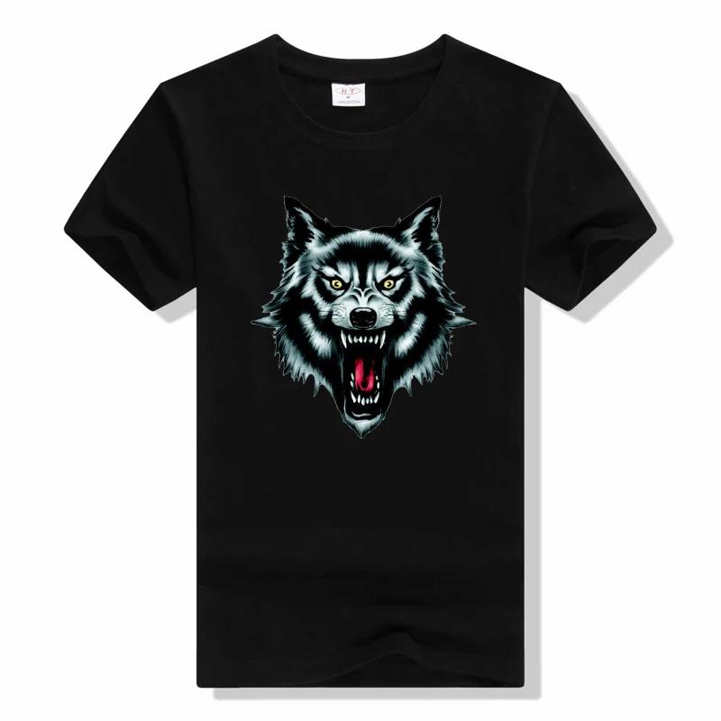 Bad Wolf t-Shirt fashion Summer Wolf pattern Clothes Tee Funny Casual  t-shirts Tops