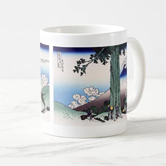 Katsushika Views of Mount Fuji Photo Mug Hokusai's Thirty-six "Kōshū Mishimagoe" Mug (Ukiyo-e Series)