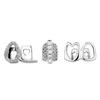 Jin Ao Hollow Heart Double Teeth Bracelet Daily Street Cool Glossy Gold Teeth Hip Hop Versatile Accessories Wholesale